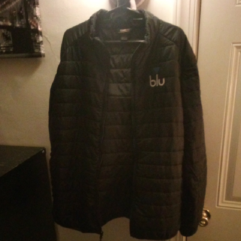 Blu Black Puffer Jacket